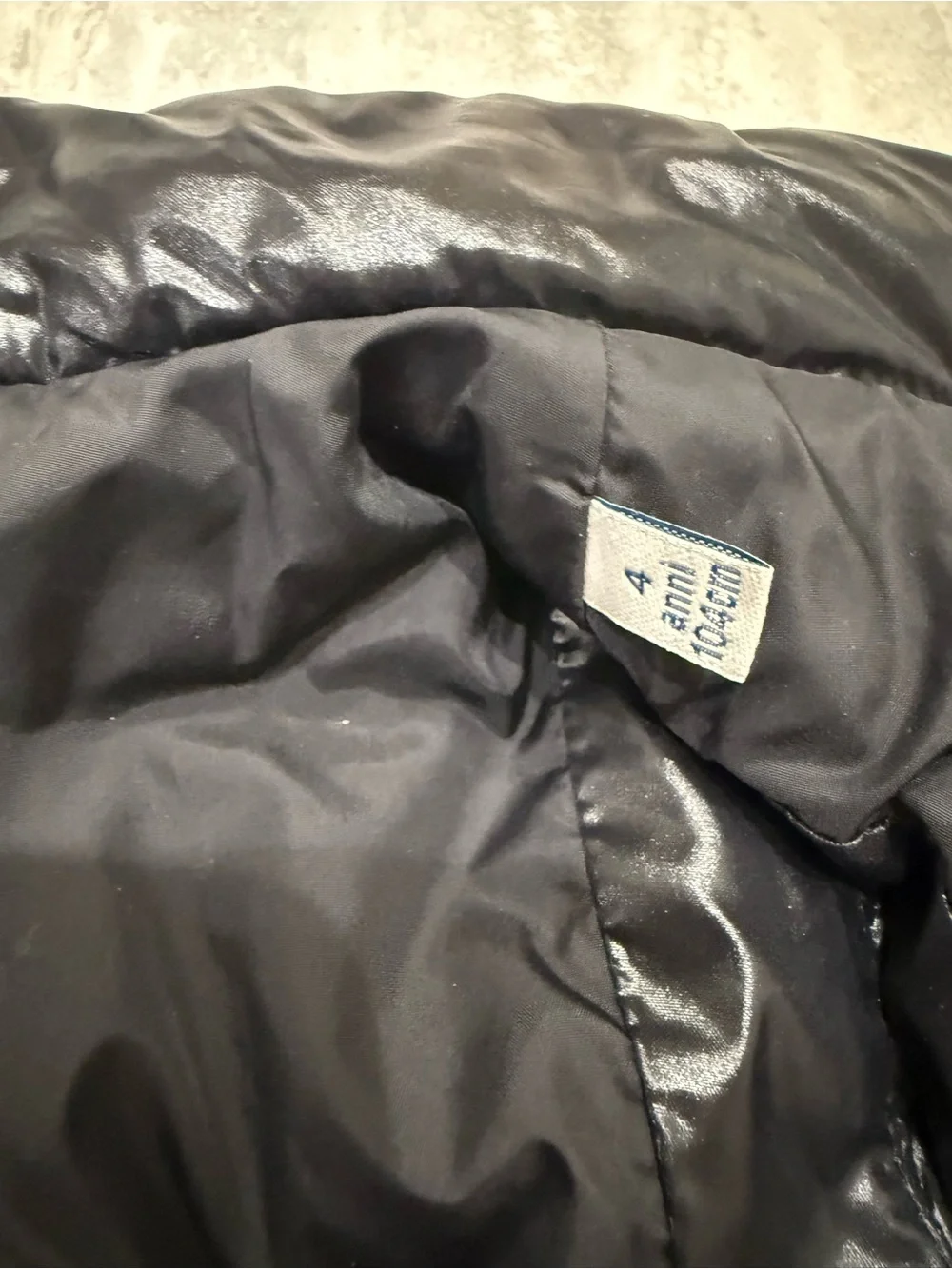 Moncler Shiny Black Quilted Down Vest